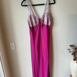 Free people pink slip dress